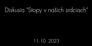 Záznam zo spomienkovej akcie “STOPY V NAŠICH SRDCIACH - rok po udalosti na Zámockej”