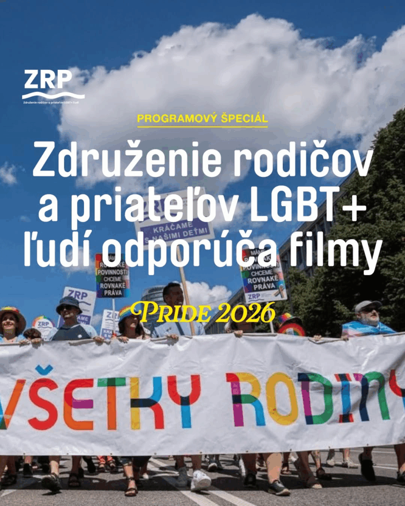 DAFilms - kolekcia filmov pri príležitosti Dúhový Pride Bratislava 2026, ktoré odporúča ZRP LGBT+